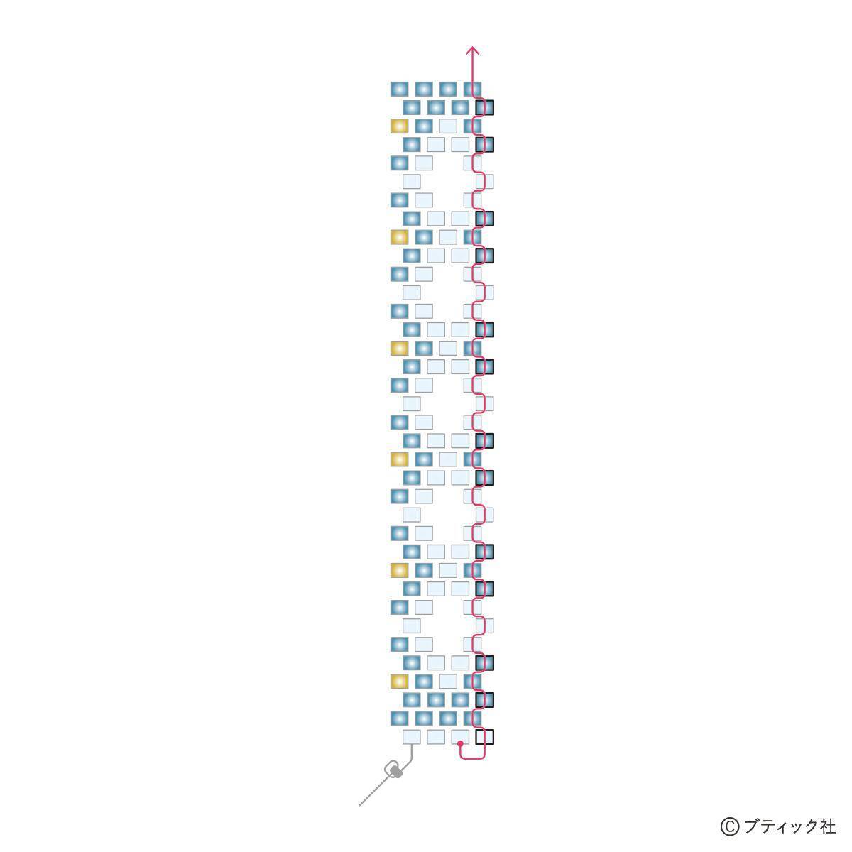 「Cylinder エスニックな細い筒のネックレスの作り方