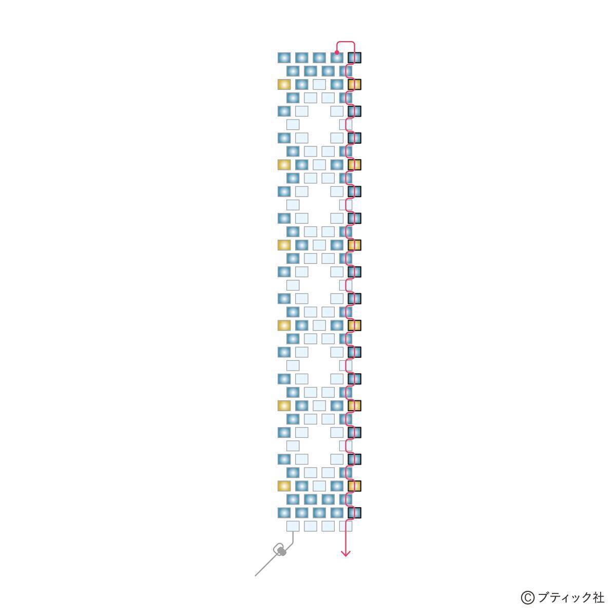「Cylinder エスニックな細い筒のネックレスの作り方