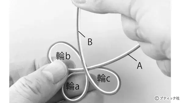 「「四つ葉のクローバーの水引飾り」の作り方」の画像