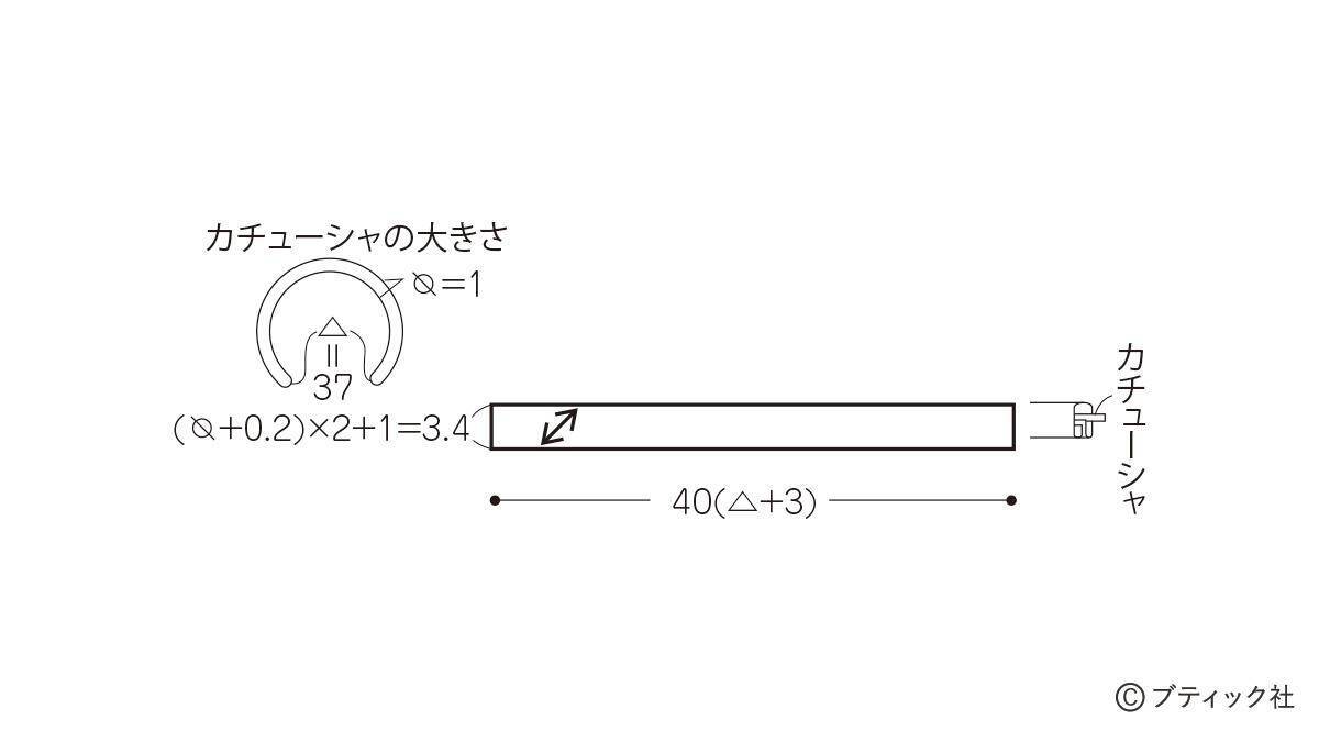 「リボンカチューシャ」の作り方
