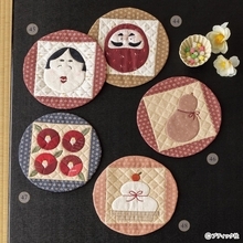 「お正月モチーフのミニマット」の作り方