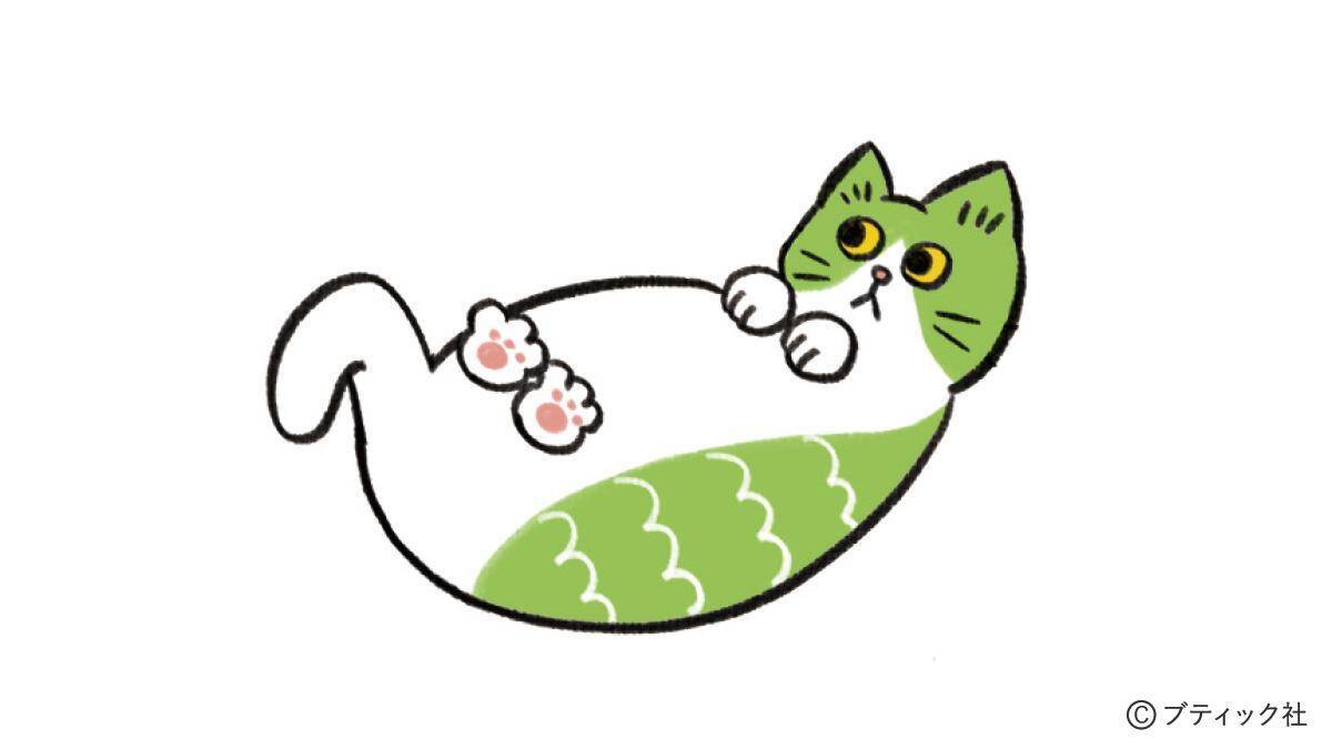 ねこだらけのマンダラぬりえ「雨の日だってHappy」