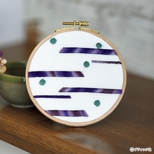 サテンステッチで仕上げる「心が整うかんたん刺しゅう」