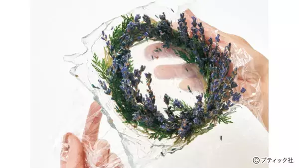 「「氷壁ラベンダーリース」の作り方」の画像