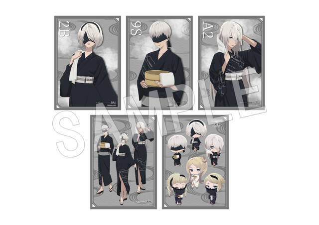 『NieR:Automata Ver1.1a』と「極楽湯・RAKU SPA」がコラボ！湯上り浴衣姿の描き下ろしイラストグッズやコラボ風呂が登場