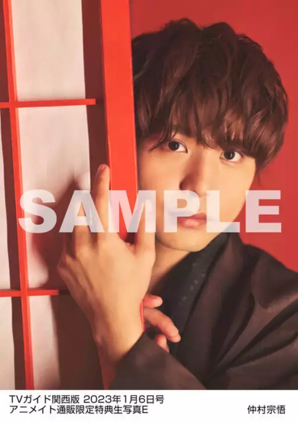 「土岐隼一と仲村宗悟が「TVガイド新春特大号」に登場！2023年カレンダーカード1種＋生写真5種がアニメイト通販の購入特典で手に入る！コメントも到着」の画像