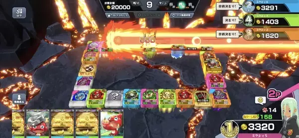「「モンスト」シリーズ最新作の対戦ボードゲーム『ゴールドラッシュバトラー』7月4日にリリース決定。多彩な効果のカードと必殺技など充実の逆転要素」の画像