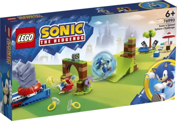 「『ソニック』の一回転ループにも挑戦できるレゴとのコラボ商品4種が国内でも8月1日に発売決定。キャラクター入りの球を打ち出すコースの走破やオリジナルコースの製作を楽しめる」の画像