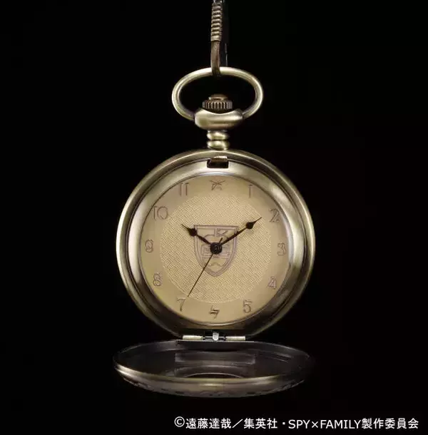 「『SPY×FAMILY』ロイド・アーニャ・ヨルをイメージしたアンティーク風懐中時計が再販決定！」の画像