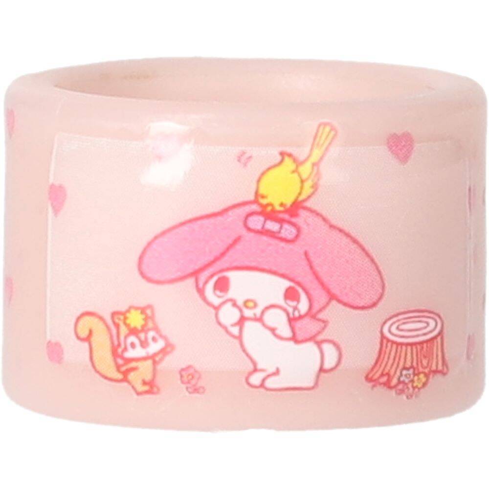 カプセルトイ「サンリオキャラクターズ ばんそうこうリング」が4月下旬より発売決定。マイメロディ、ハンギョドン、タキシードサム、ポチャッコ、リトルツインスターズの5種類