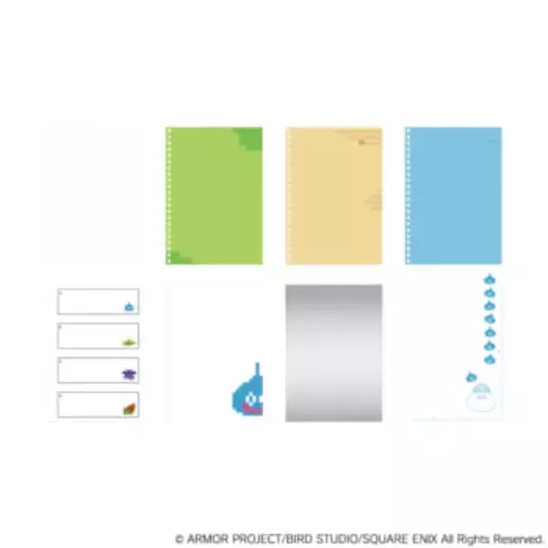 「キュートで可愛いスライムたちの文房具「ドラゴンクエスト文具屋」第二弾が発売決定。アイテムをそろえて日常を冒険に変えよう」の画像