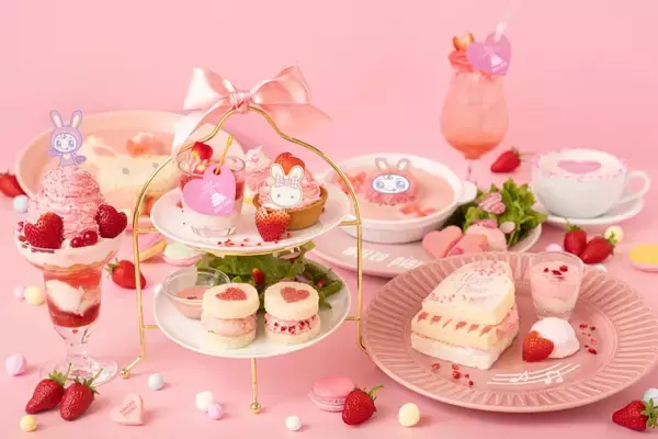「「メゾ ピアノ」35周年記念でテーマカフェが開催決定！ベリエちゃんやアイコンのうさぎのかわいいフード&ドリンクが登場」の画像