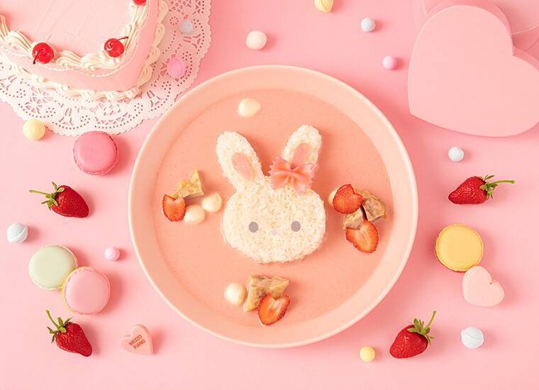 「メゾ ピアノ」35周年記念でテーマカフェが開催決定！ベリエちゃんやアイコンのうさぎのかわいいフード&ドリンクが登場