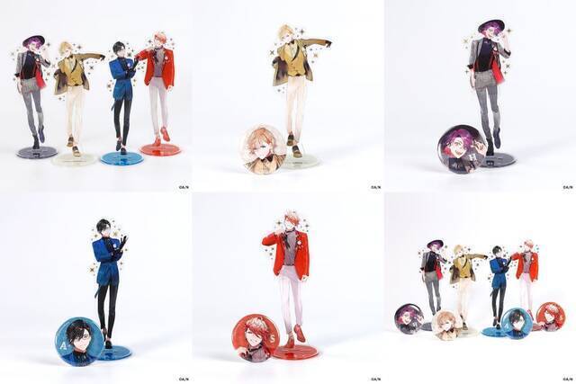 にじさんじ「VOLTACTION」のハーフアニバーサリー記念グッズが1月13日に発売！風楽奏斗、渡会雲雀、四季凪アキラ、セラフ・ダズルガーデンをイメージしたアクセサリーなど