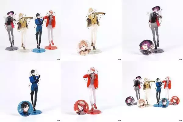 「にじさんじ「VOLTACTION」のハーフアニバーサリー記念グッズが1月13日に発売！風楽奏斗、渡会雲雀、四季凪アキラ、セラフ・ダズルガーデンをイメージしたアクセサリーなど」の画像