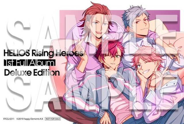「エリオスライジングヒーローズ」の1st Full アルバムが発売！OP＆ED＆新曲など全11曲を収録