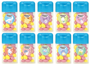 サンリオキャラが「噛むブレスケア」とコラボ！ポムポムプリン、シナモロール、ポチャッコ、クロミ、マイメロディらデザインの可愛いパッケージが目印