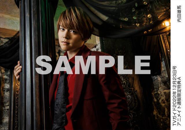 内田雄馬がクリスマスらしいゴシック調のグラビアを披露！「TVガイドクリスマス特大号」アニメイト通販購入特典のブロマイドは全4種類