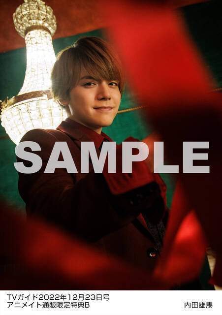 内田雄馬がクリスマスらしいゴシック調のグラビアを披露！「TVガイドクリスマス特大号」アニメイト通販購入特典のブロマイドは全4種類