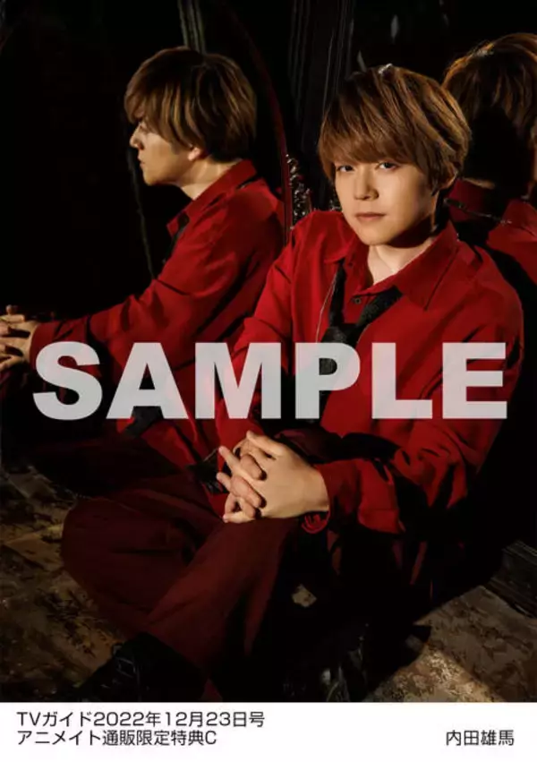 「内田雄馬がクリスマスらしいゴシック調のグラビアを披露！「TVガイドクリスマス特大号」アニメイト通販購入特典のブロマイドは全4種類」の画像