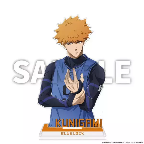 「『ブルーロック』のグッズが受注開始！アクスタやキーチェーン、キラキラ輝くビジュアルカードなど」の画像