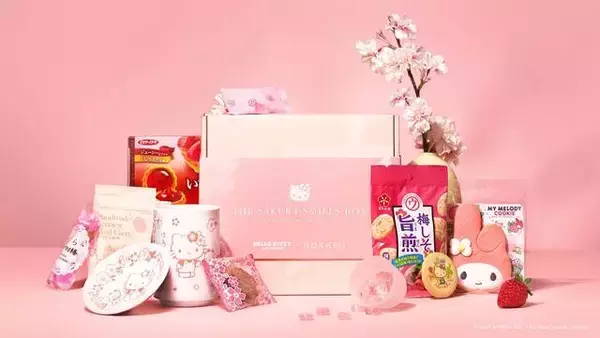 「サンリオモチーフのお菓子サブスクがスタート！『ハローキティ』『マイメロディ』らとお花見しよう」の画像