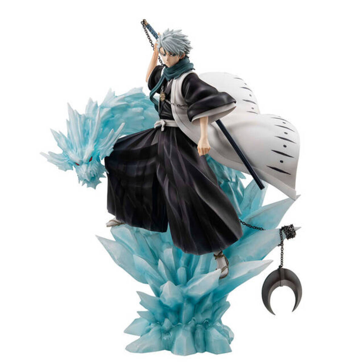 アニメ『BLEACH』より、「日番谷冬獅郎」のフィギュアが登場。「氷輪丸 