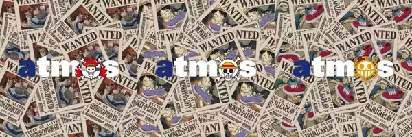 「スニーカーショップ・atmosと『ワンピース』がコラボ。尾田栄一郎描き下ろしの「手配書」デザインのTシャツなど」の画像