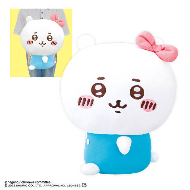 「ちいかわ×サンリオキャラクターズ」のプライズが全国のアミューズメント施設に登場。ちいかわはマイメロディ、ハチワレはハローキティに変身