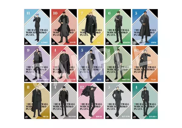 「『黒子のバスケ』黒スーツの描き下ろしグッズが「ジャンプフェスタ2023」に登場！ミニキャライラストのグッズも！アクスタや缶バッジなど」の画像