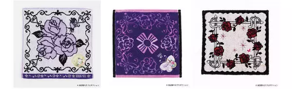 「『ベルサイユのばら』×「ANNA SUI」ハンカチやタオルが自動販売機にて販売！期間限定のスペシャルコラボで、オスカルやアンドレなど人気キャラが登場」の画像