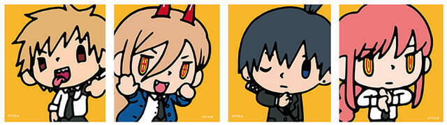 「TVアニメ『チェンソーマン』放送記念フェア」が全国のアニメイトで開催決定。デンジ・マキマ・アキ・パワー・姫野の描き下ろしイラスト特典やグッズが登場