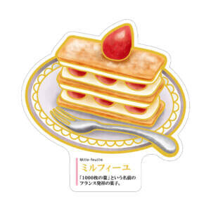 美麗なお菓子がずらりと並ぶ「大人の図鑑シール」が郵便局にて発売。アジア、日本、ヨーロッパ、アメリカのキュートなお菓子が勢揃い