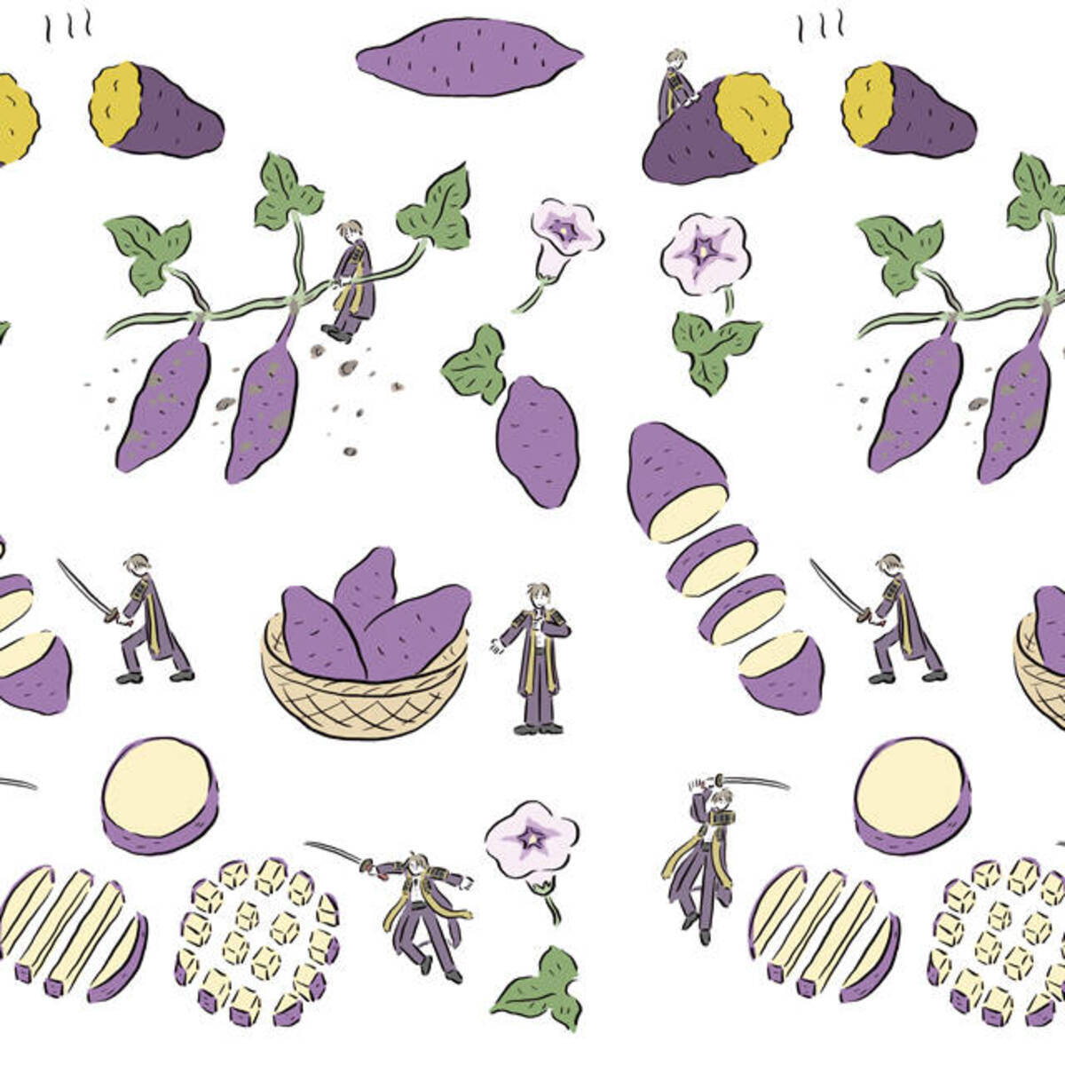 刀剣乱舞 イラストレーター 鬼頭祈のコラボグッズ第8弾がついに登場 ゆるくて可愛い刀剣男士たちのグッズが完全受注生産で発売 22年8月2日 エキサイトニュース