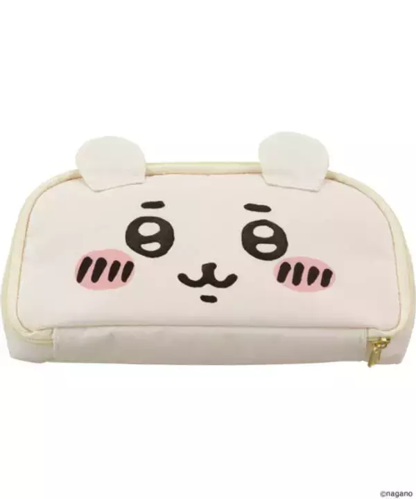 「ちいかわ&ハチワレの顔型ポーチ付き♪キュートな折りたたみ傘で梅雨を乗り切ろう」の画像