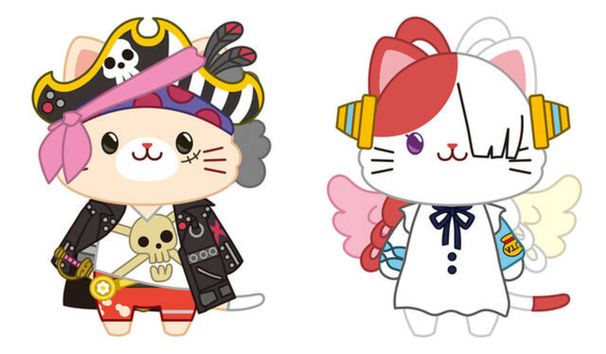 ルフィやウタがネコになって登場！「ONE PIECE withCAT アイマスク付き 