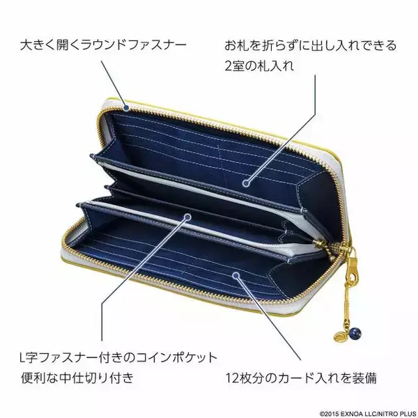 「『刀剣乱舞』コラボの長財布第6弾が販売！日本の伝統織物を使用した三日月宗近・蜻蛉切・大倶利伽羅・太鼓鐘貞宗イメージの全4種」の画像