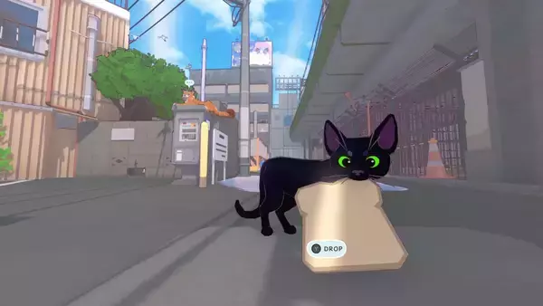 「子ネコになって日本風の街を自由に歩くゲーム『Little Kitty, Big City』無料体験版が配信開始。時には帽子アイテムでお洒落もしながら、気ままな冒険を楽しもう」の画像