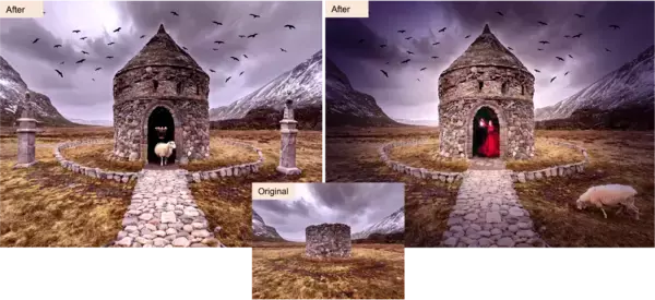 「フォトショップのベータ版に「テキストを入力して画像を編集・加工」できる新機能が登場。AdobeのジェネレーティブAIを活用し、VFXのような表現を手軽に実現できる」の画像