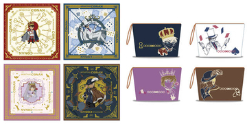 『名探偵コナン』プリントスカーフ＆サガラポーチ登場！ 安室透や怪盗キッドデザインも♪