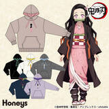 「『鬼滅の刃』と「ハニーズ」がコラボ！ イメージカラーや羽織の柄デザインのアパレルグッズ♪」の画像3