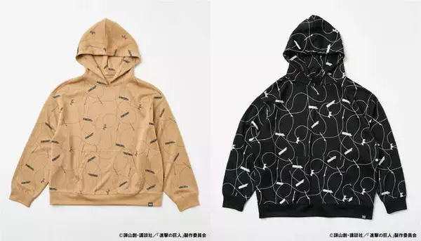 「『進撃の巨人』×ファッションブランド「R4G」！ 洗練されたデザインのパーカー、ジャケットなど♪」の画像