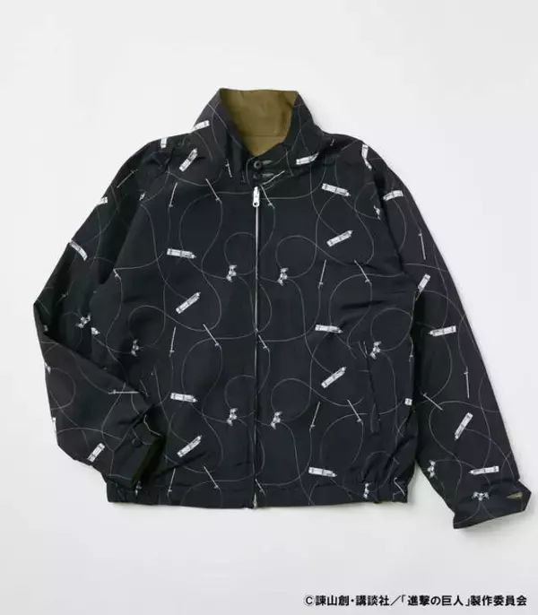 「『進撃の巨人』×ファッションブランド「R4G」！ 洗練されたデザインのパーカー、ジャケットなど♪」の画像
