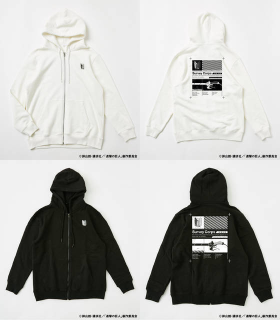 『進撃の巨人』×ファッションブランド「R4G」！ 洗練されたデザインのパーカー、ジャケットなど♪