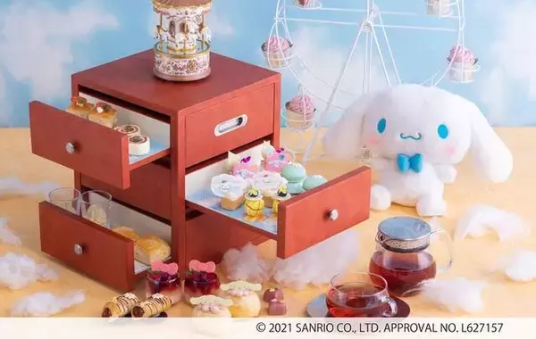 「『シナモロール』ヒルトン大阪でスイーツビュッフェ開催！ ふわもこ＆ゆめかわなスイーツ勢ぞろい♪」の画像