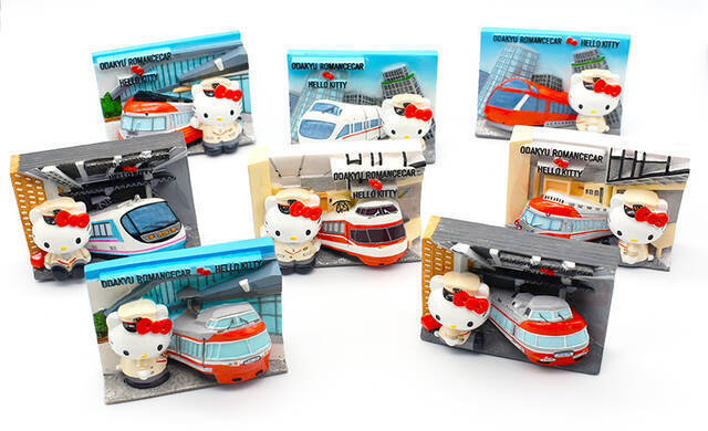 小田急ロマンスカーとハローキティ、ポチャッコ、ポムポムプリンたちがコラボ！ 可愛い限定グッズ登場♪