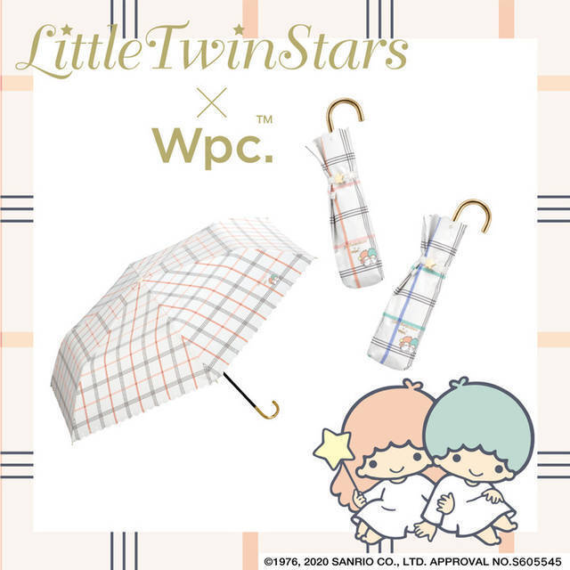 『ハローキティ』『リトルツインスターズ』折り畳み傘が登場♪ 大人女子にぴったりのオシャレデザイン♪