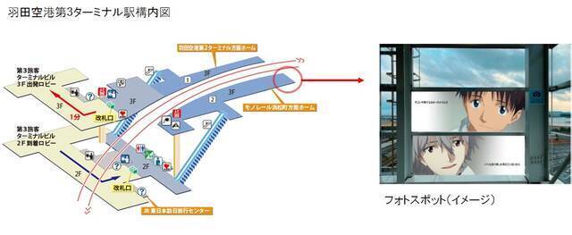 東京モノレールが『シン・エヴァンゲリオン劇場版』仕様に！ 車輛や駅を名シーン＆名ゼリフで彩る
