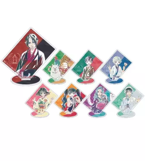 「『鬼灯の冷徹』水彩タッチのグッズ！ アクリルスタンドやTシャツ、マグカップなど♪」の画像