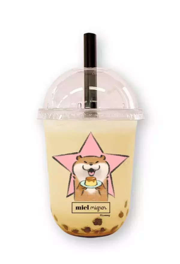 「『可愛い嘘のカワウソ』コラボタピオカドリンクやコラボパッケージのポテトチップが発売♪」の画像